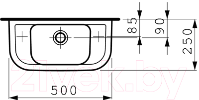 Умывальник Laufen Pro 8169570001051