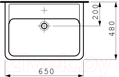 Умывальник Laufen Pro 8189530001041