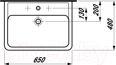 Умывальник Laufen Pro 8189530001041