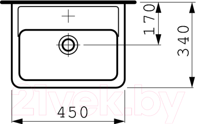 Умывальник Laufen Pro 8119510001041