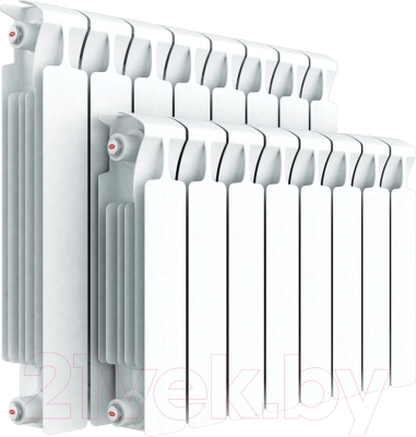 Радиатор биметаллический Rifar Monolit 500 (6 секций) - фото