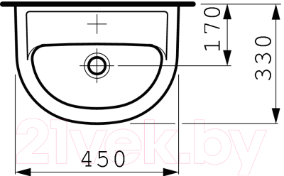 Умывальник Laufen Pro 8159520001041