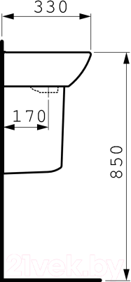 Умывальник Laufen Pro 8159520001041