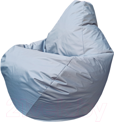 Бескаркасное кресло Flagman Груша Мини Г0.1-12 (светло-серый) - фото