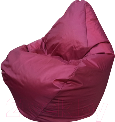 Бескаркасное кресло Flagman Груша Мини Г0.1-16 (бордовый) - фото