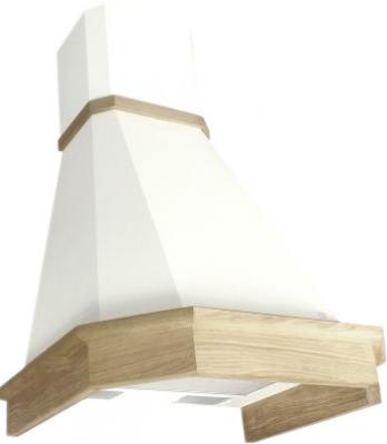 Вытяжка купольная Elikor Камин Грань 90П-650-П3Л (бежевый/дуб неокрашенный) - фото