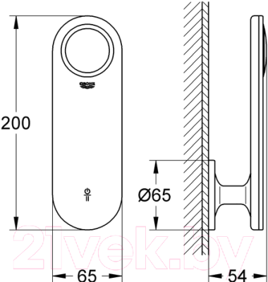 Электронная панель управления для душа GROHE Ondus 36050KS0