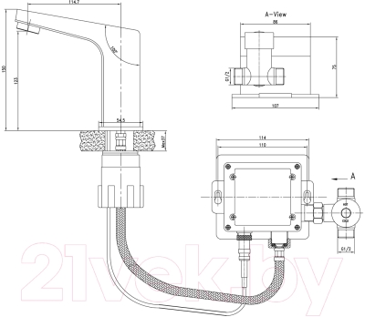 Смеситель LEMARK Project LM4650CE