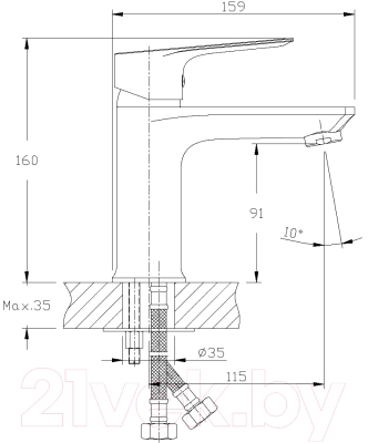 Смеситель Rossinka Silvermix RS27-11