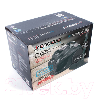 Пылесос Endever Skyclean VC-540 (черный/серый)