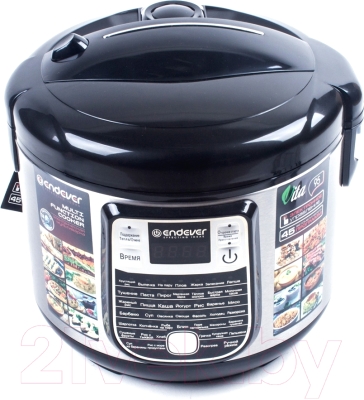 Мультиварка Endever Vita-95 (черный/сталь)