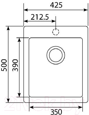 Мойка кухонная Zigmund & Shtain Platz 425 (молодое шампанское)