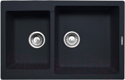 Мойка кухонная Zigmund & Shtain Rechteck 400.275 (черный базальт) - фото