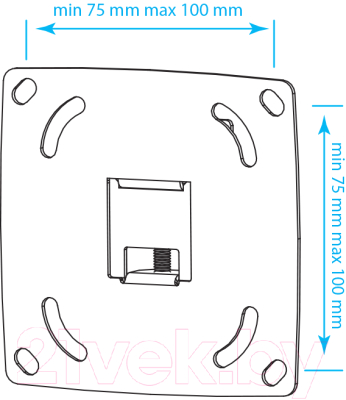 Кронштейн для телевизора Kromax Optima-100
