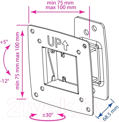 Кронштейн для телевизора Kromax Optima-102