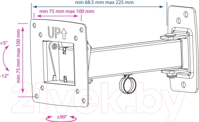 Кронштейн для телевизора Kromax Optima-103