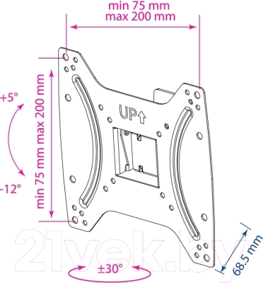Кронштейн для телевизора Kromax Optima-202