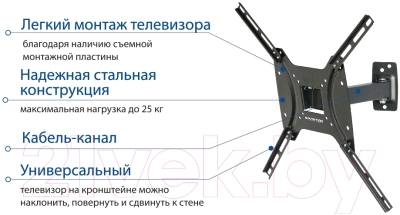 Кронштейн для телевизора Kromax Optima-403