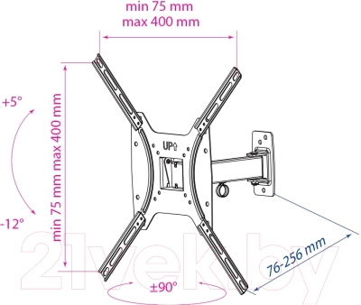 Кронштейн для телевизора Kromax Optima-403