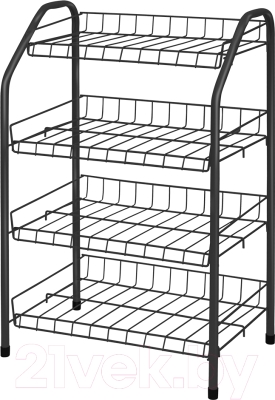 Полка для обуви Ника ЭТ2 (черный) - фото
