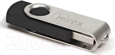 USB flash накопитель Mirex Swivel Rubber Black 4GB (13600-FMURUS04)