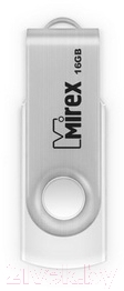 Usb flash накопитель Mirex Swivel White 16GB / 13600-FMUSWT16 - фото