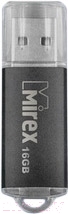 Usb flash накопитель Mirex Unit Black 16GB (13600-FMUUND16) - фото