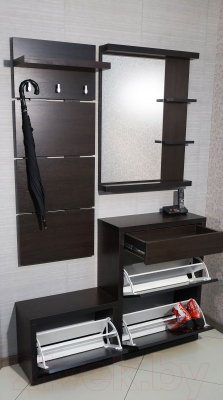 Тумба в прихожую Элана 1.60 (венге магия)