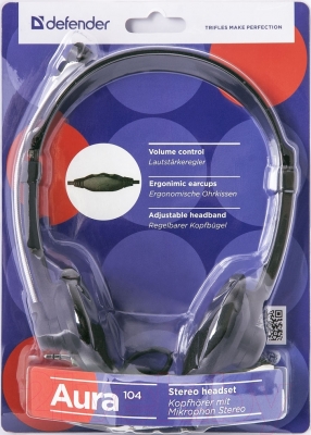 Наушники-гарнитура Defender Aura 104 / 63104