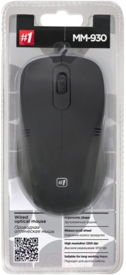 Мышь Defender #1 MM-930 / 52930
