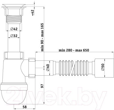 Сифон Ани Пласт Варяг C5010