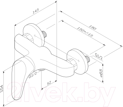 Смеситель AM.PM Joy F8520000