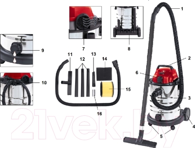 Пылесос Einhell TH-VC 1930 SA (2342190)