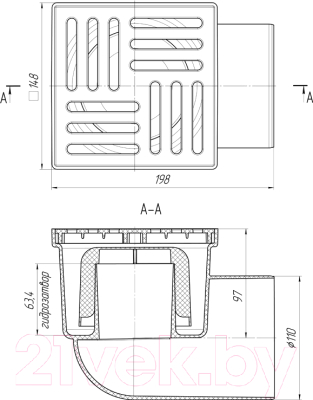 Трап для душа Ани Пласт TA1110
