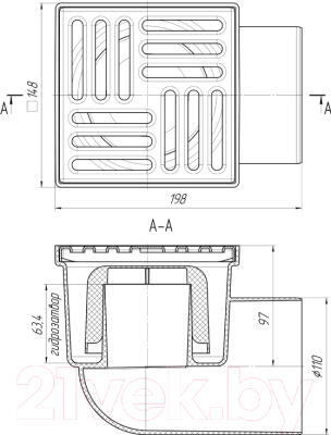 Трап для душа Ани Пласт TA1112