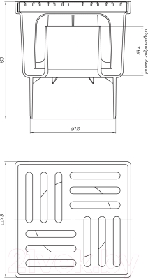 Трап для душа Ани Пласт TA1210