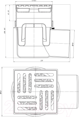 Трап для душа Ани Пласт TA1612