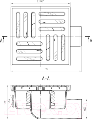 Трап для душа Ани Пласт TA5110