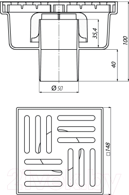 Трап для душа Ани Пласт TA5210