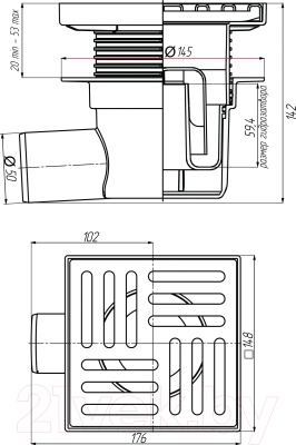 Трап для душа Ани Пласт TA5612