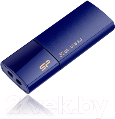 USB flash накопитель Silicon Power Blaze B05 Blue 32GB (SP032GBUF3B05V1D)
