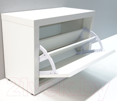 Тумба в прихожую Элана 1.60 (белый)