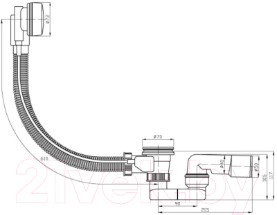 Сифон Plast Brno EVS0150