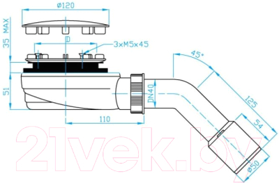 Сифон Plast Brno EWXN942