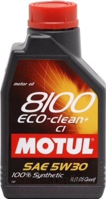 Моторное масло Motul 8100 Eco-clean + 5W30 / 101580 - фото
