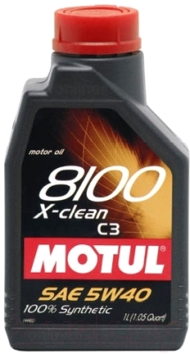 Моторное масло Motul 8100 X-clean 5W40 / 102786 - фото