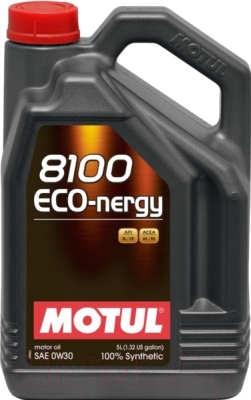 Моторное масло Motul 8100 Eco-nergy 0W30 / 102794 - фото