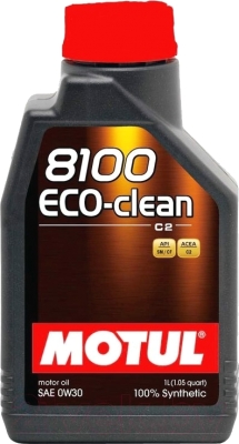 Моторное масло Motul 8100 Eco-clean 0W30 / 102888 - фото