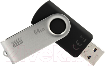 Usb flash накопитель Goodram UTS3 64GB (UTS3-0640K0R11) - фото