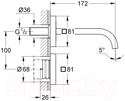 Смеситель GROHE Allure 36235000